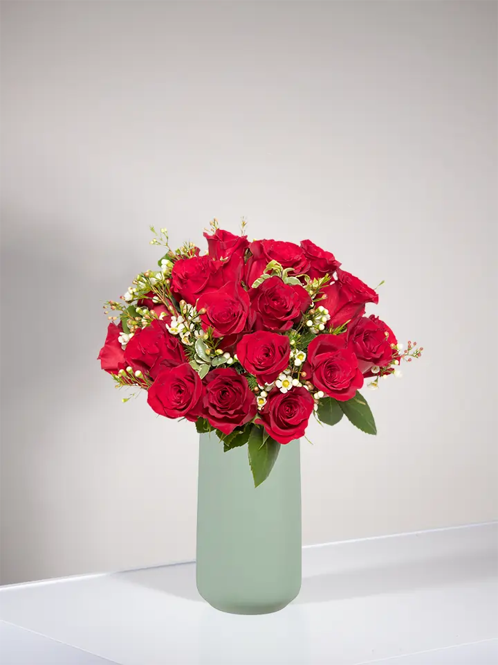 Bouquet di roselline rosse